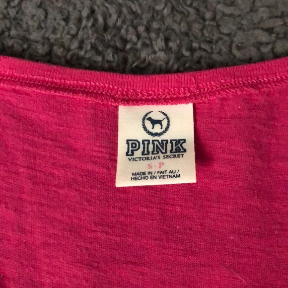 Sequined love pink short sleeve top - Picture 3 of 4